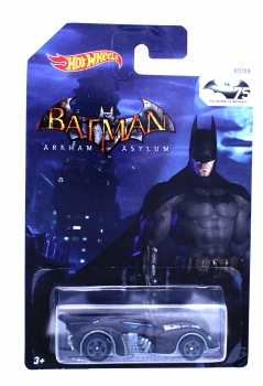 Hot Wheels 75 years of Batman Arkham Asylum Batmobile von Mattel